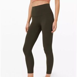 Lululemon Align High Rise Pant 25” - Dark Olive